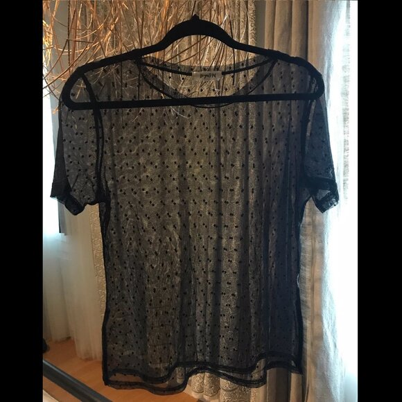 Lace black top - Picture 2 of 5